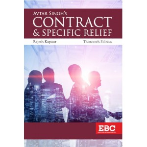 Eastern Book Company's Contract & Specific Relief by Avtar Singh, Rajesh Kapoor